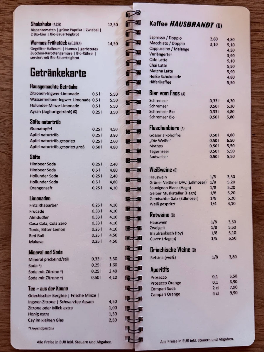 Speisekarte photo 2