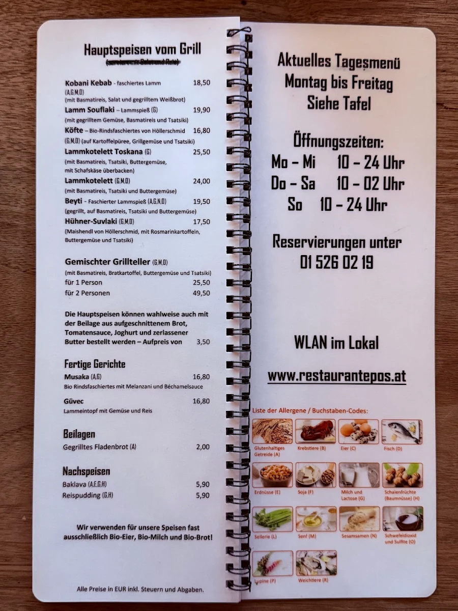 Speisekarte photo 3