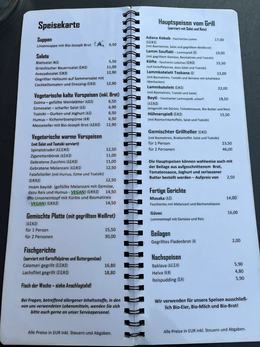 Speisekarte photo 7