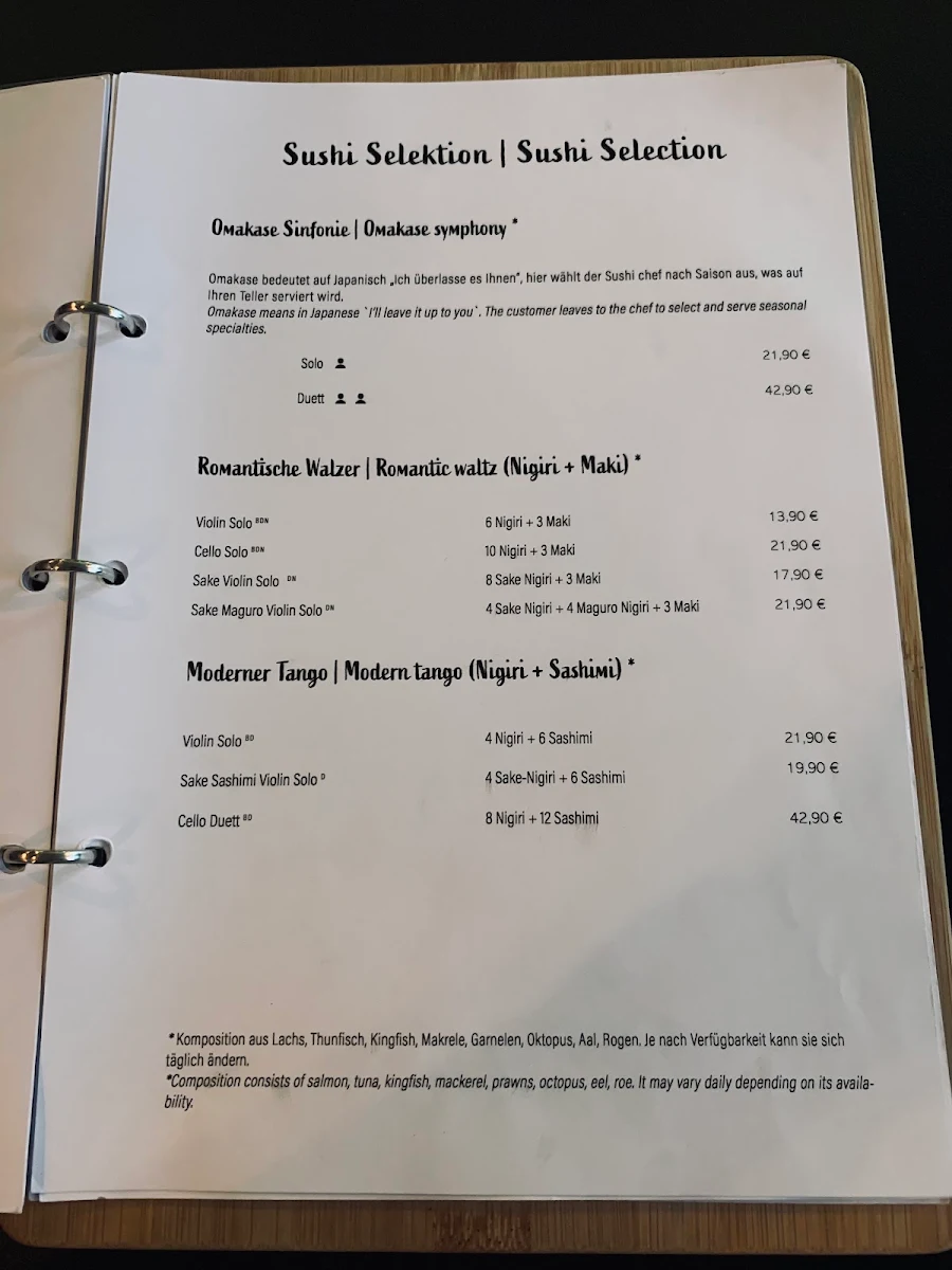 Speisekarte photo 2