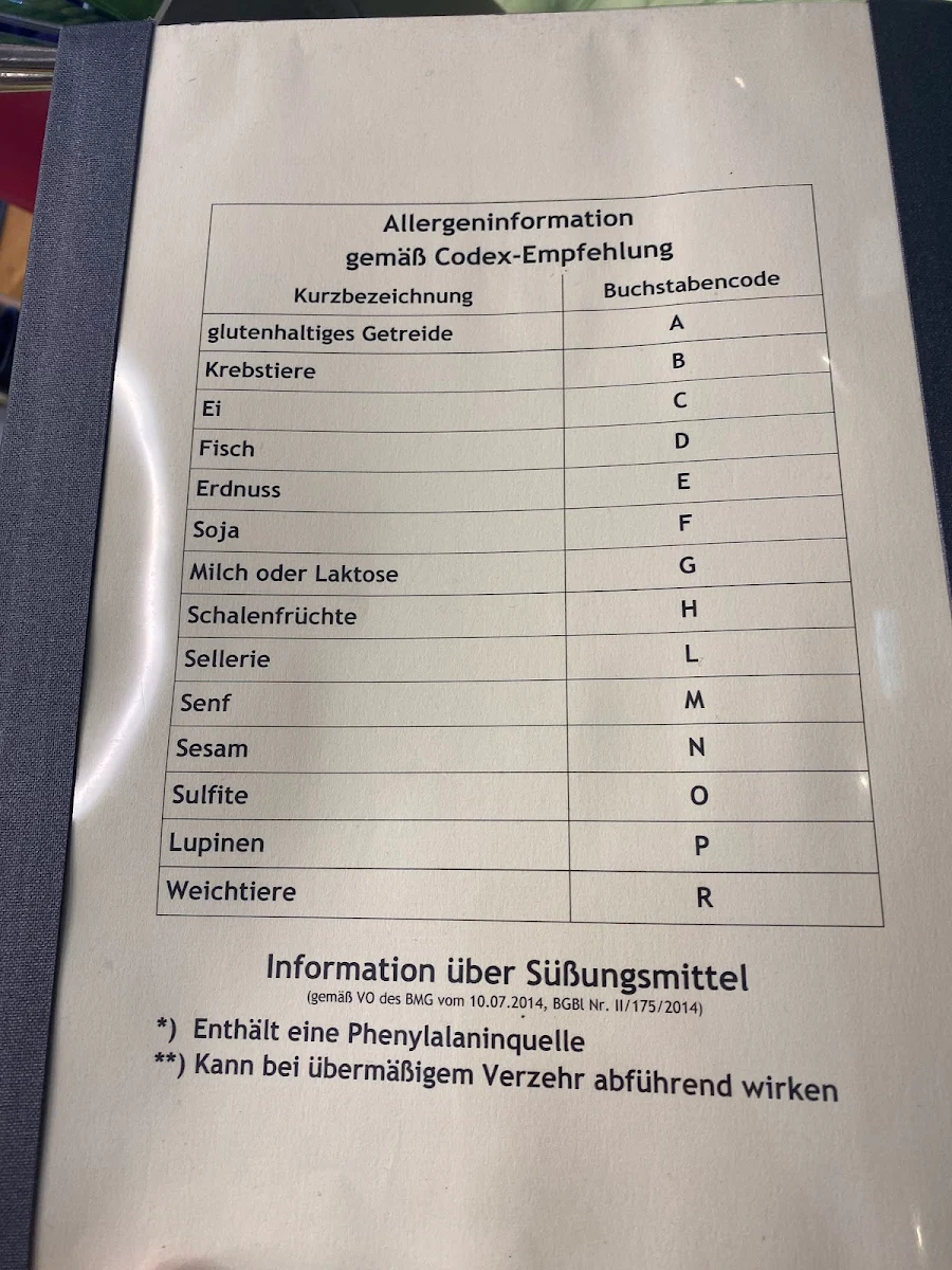 Speisekarte photo 1