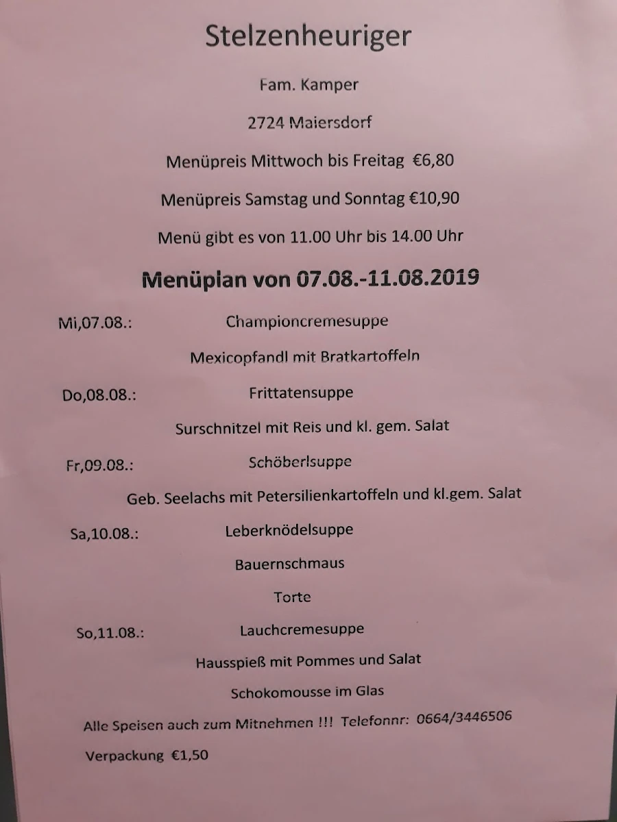 Speisekarte photo 1