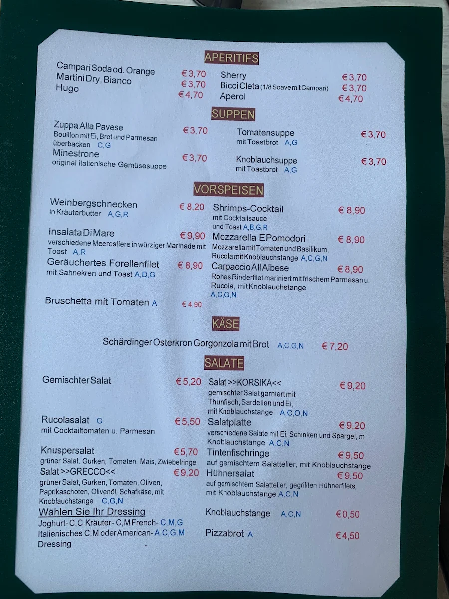 Speisekarte photo 1