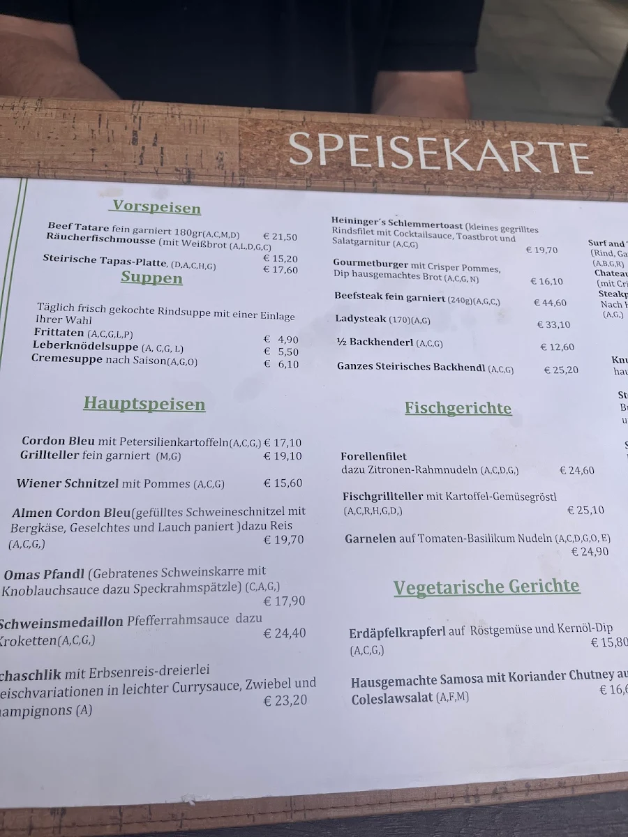 Speisekarte photo 1