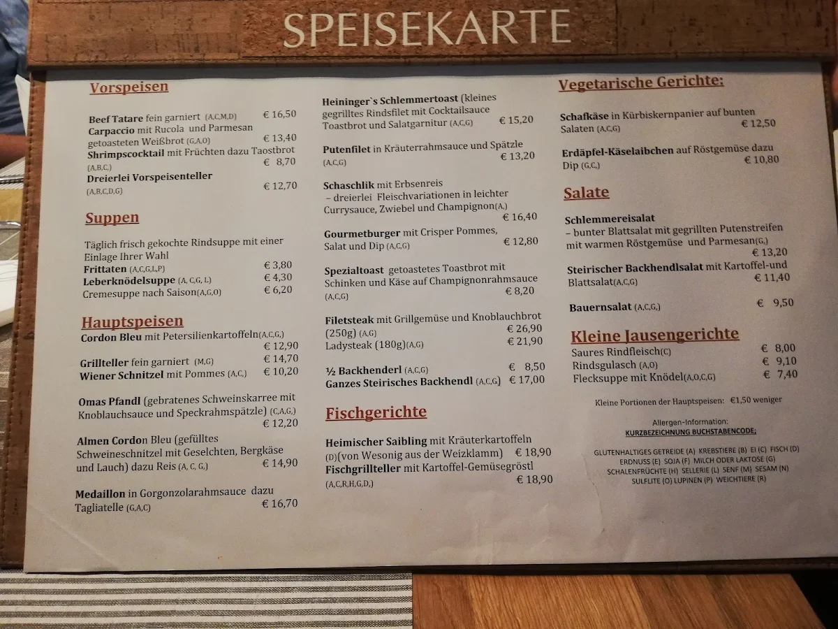 Speisekarte photo 3