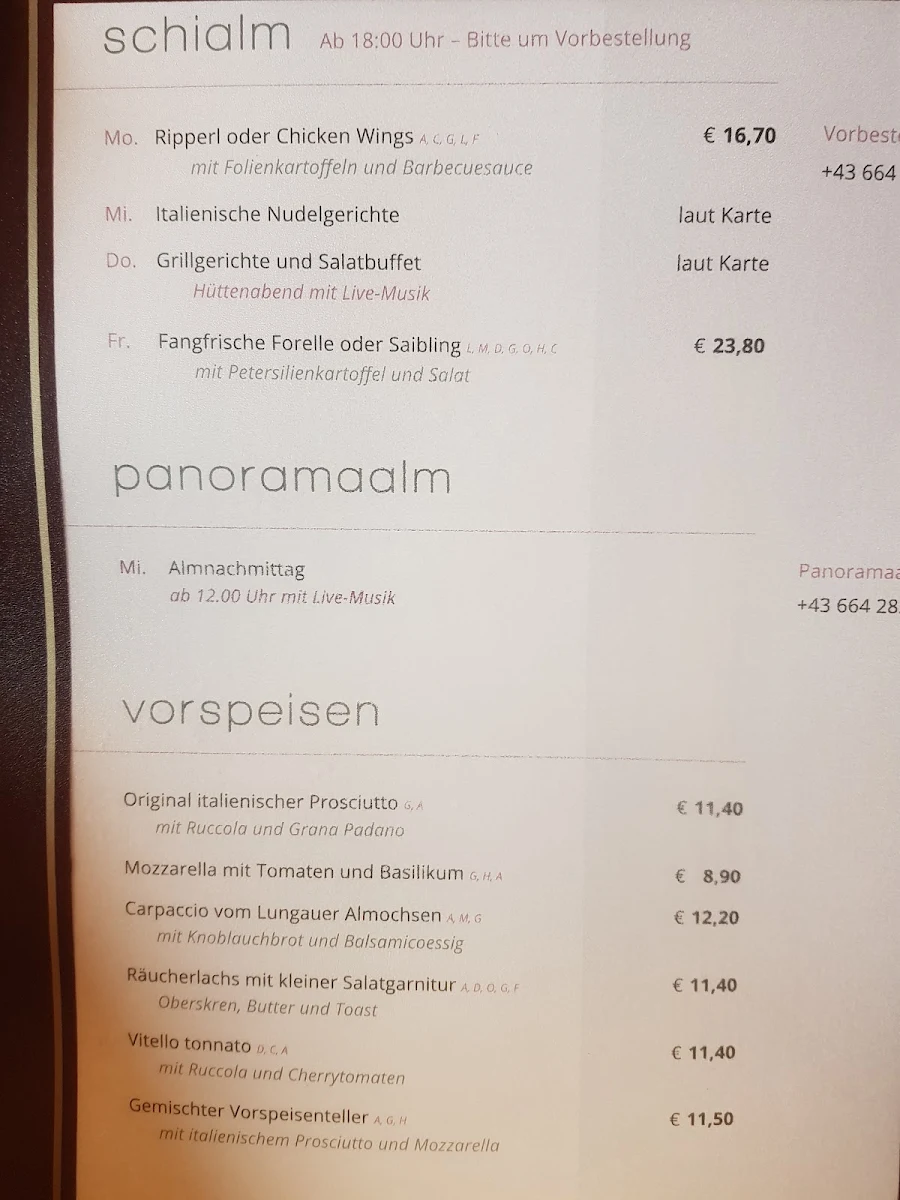 Speisekarte photo 4