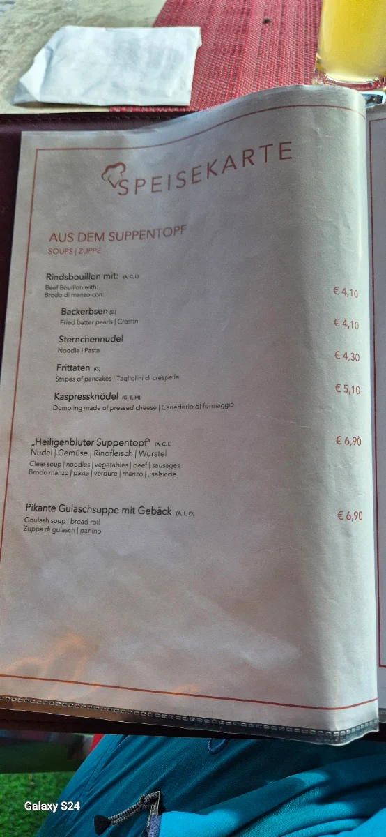 Speisekarte photo 5
