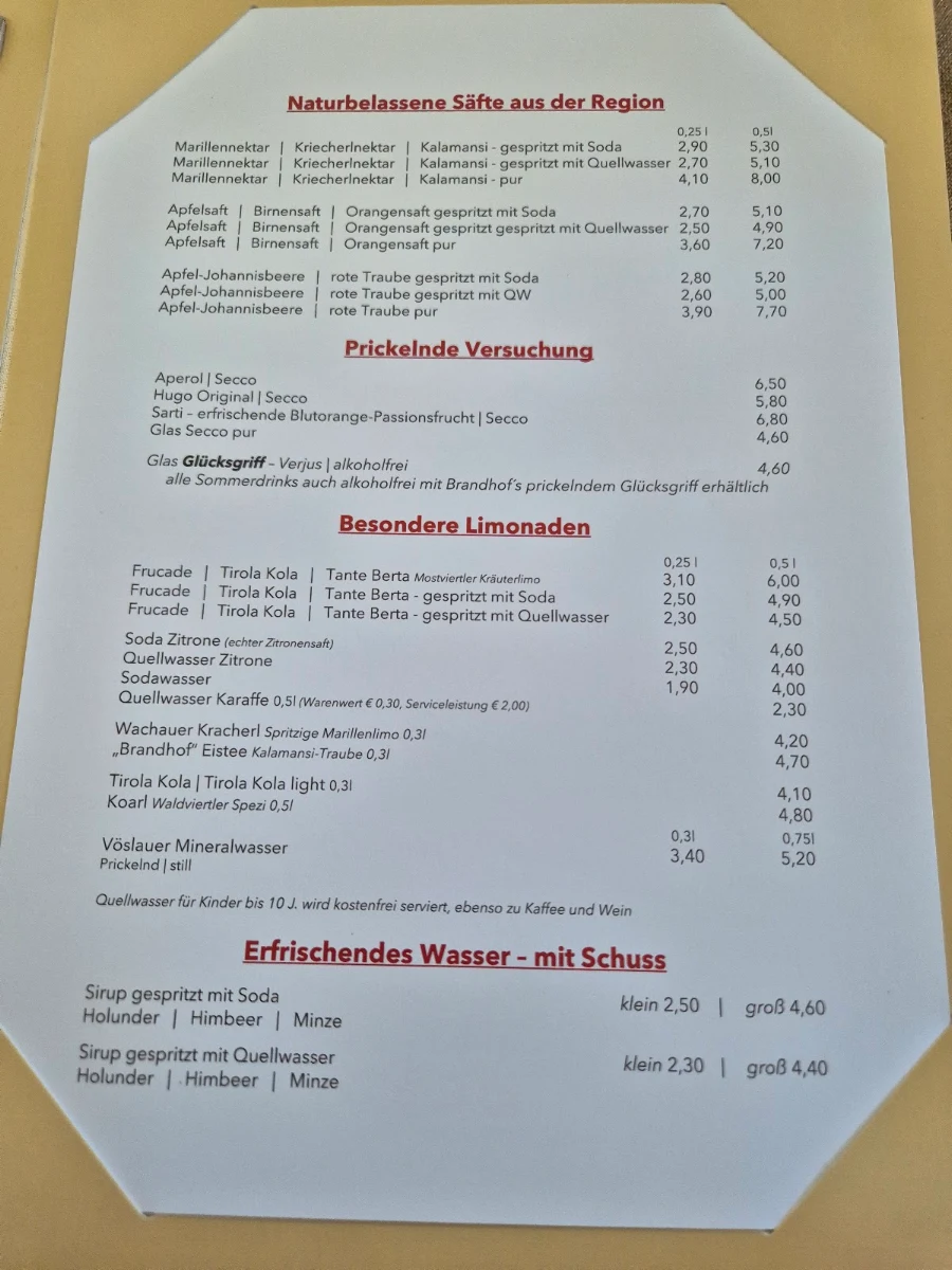 Speisekarte photo 1