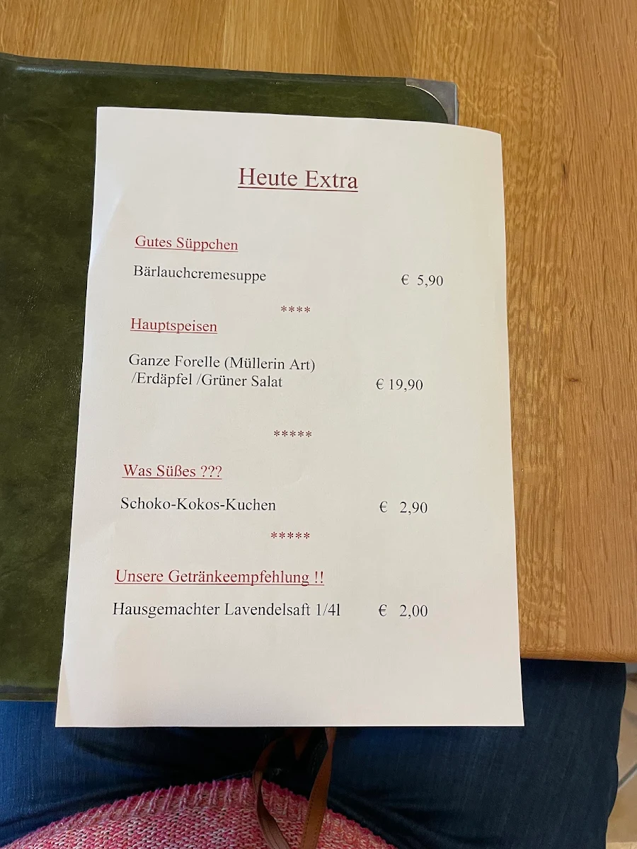 Speisekarte photo 2