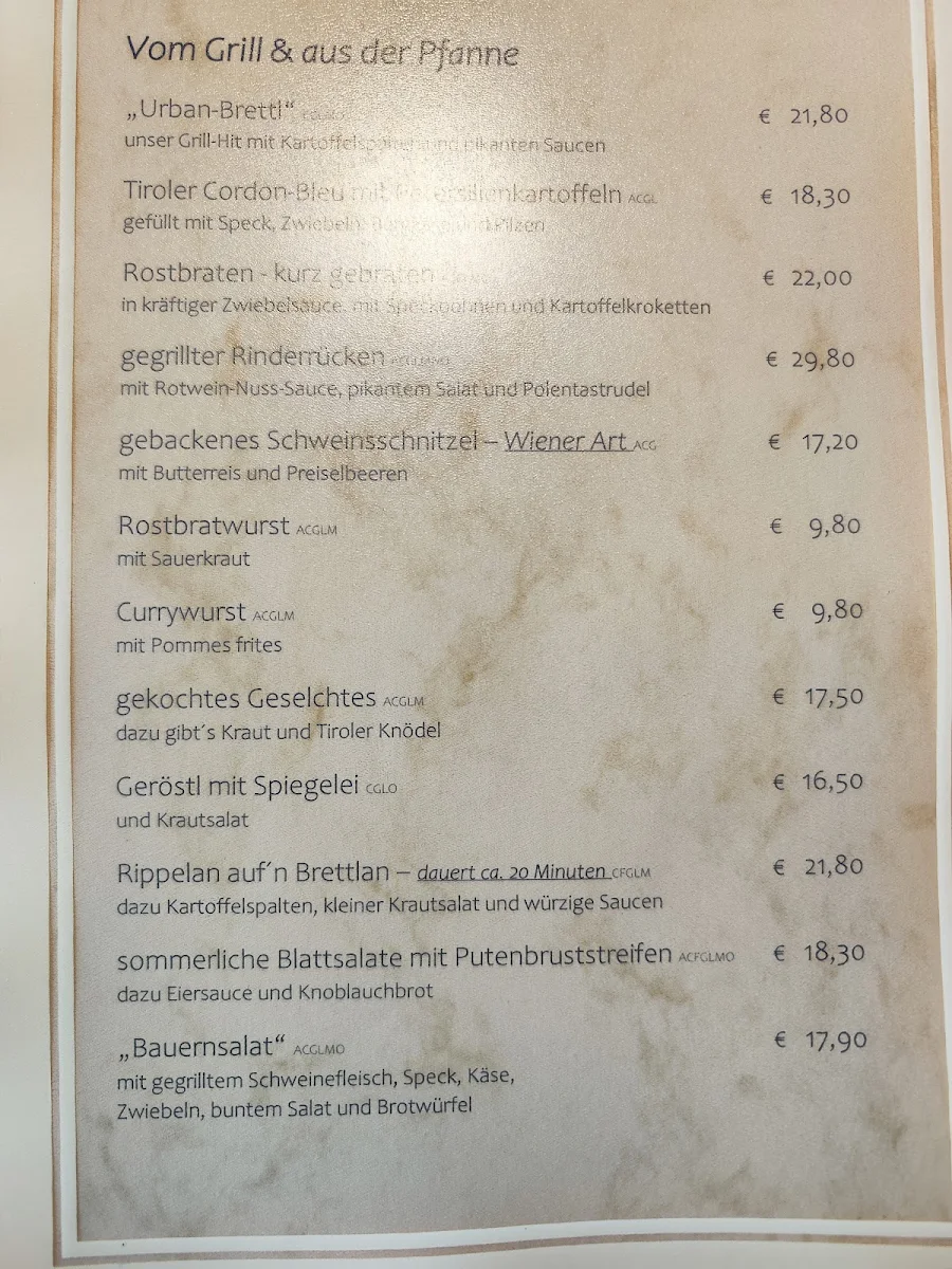 Speisekarte photo 1