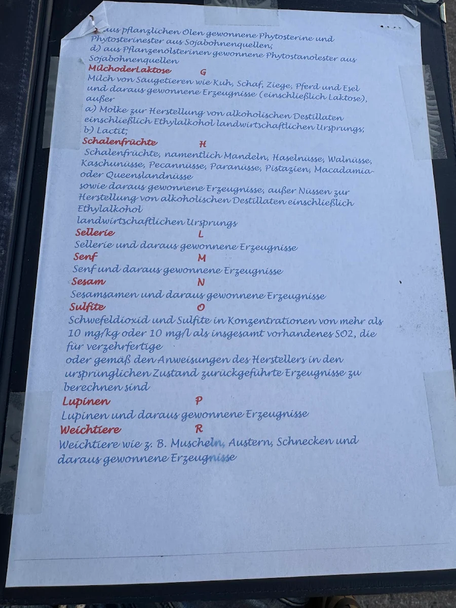 Speisekarte photo 2
