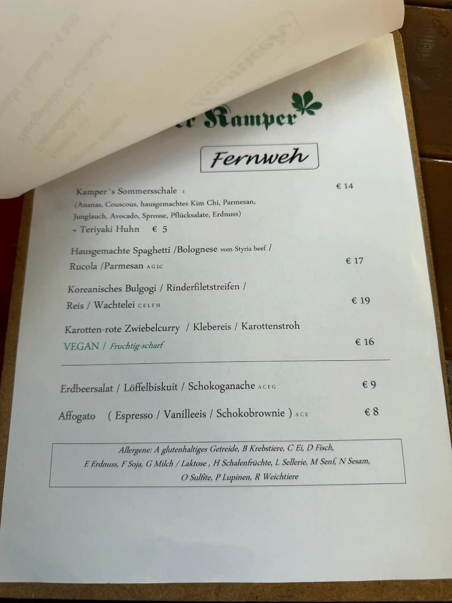 Speisekarte photo 3