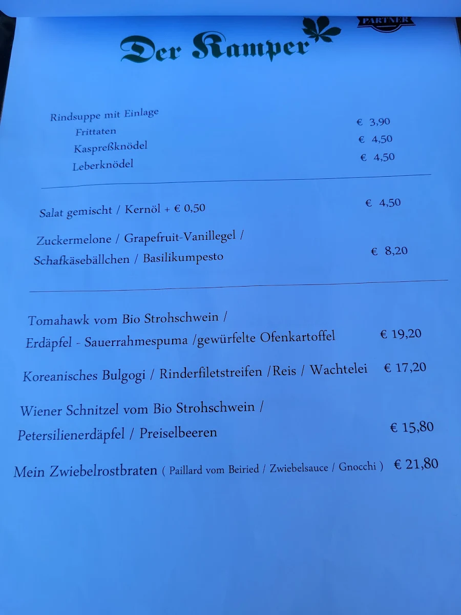 Speisekarte photo 7