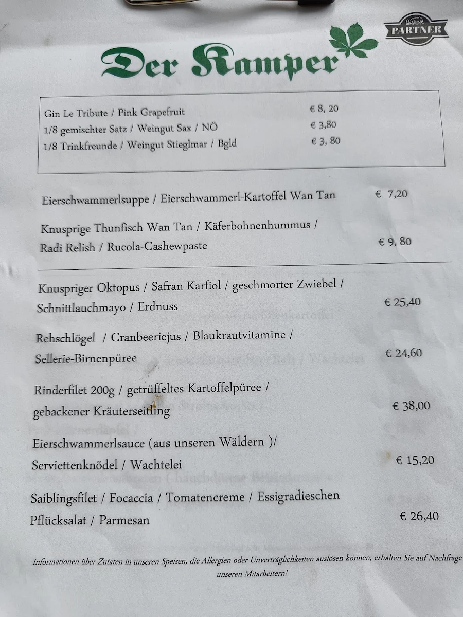Speisekarte photo 8
