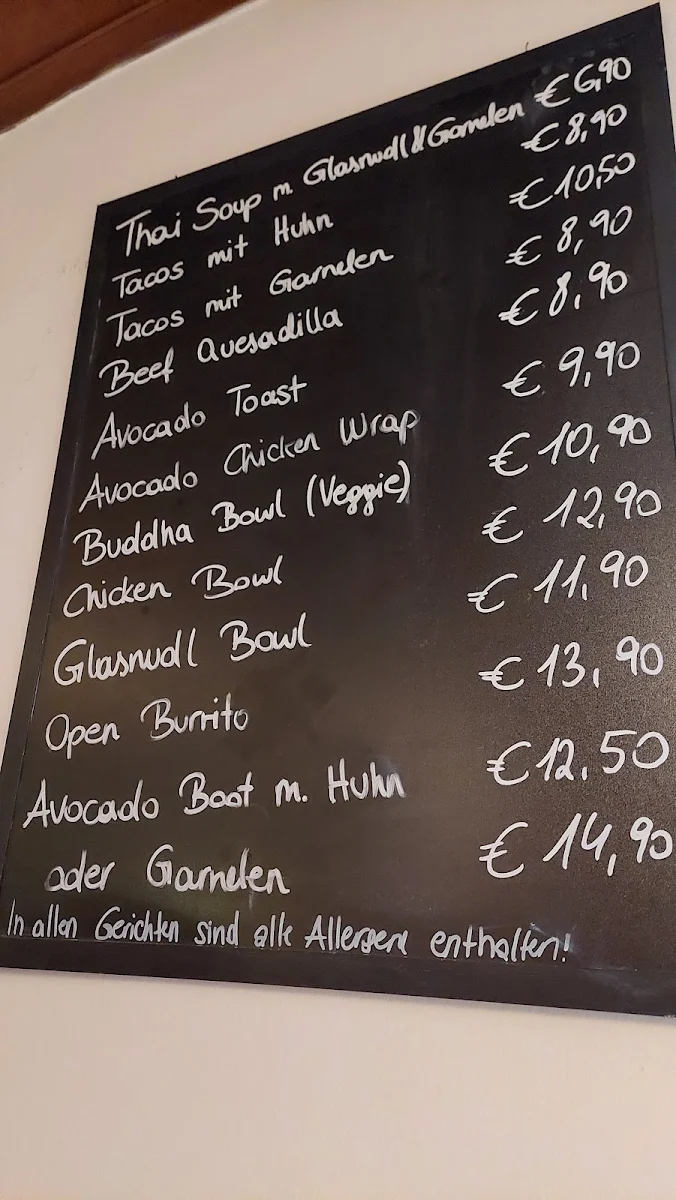 Speisekarte, Bistro Domino
