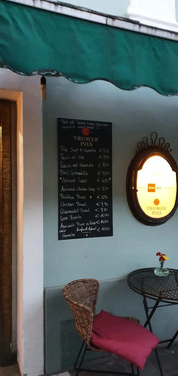 Speisekarte, Bistro Domino