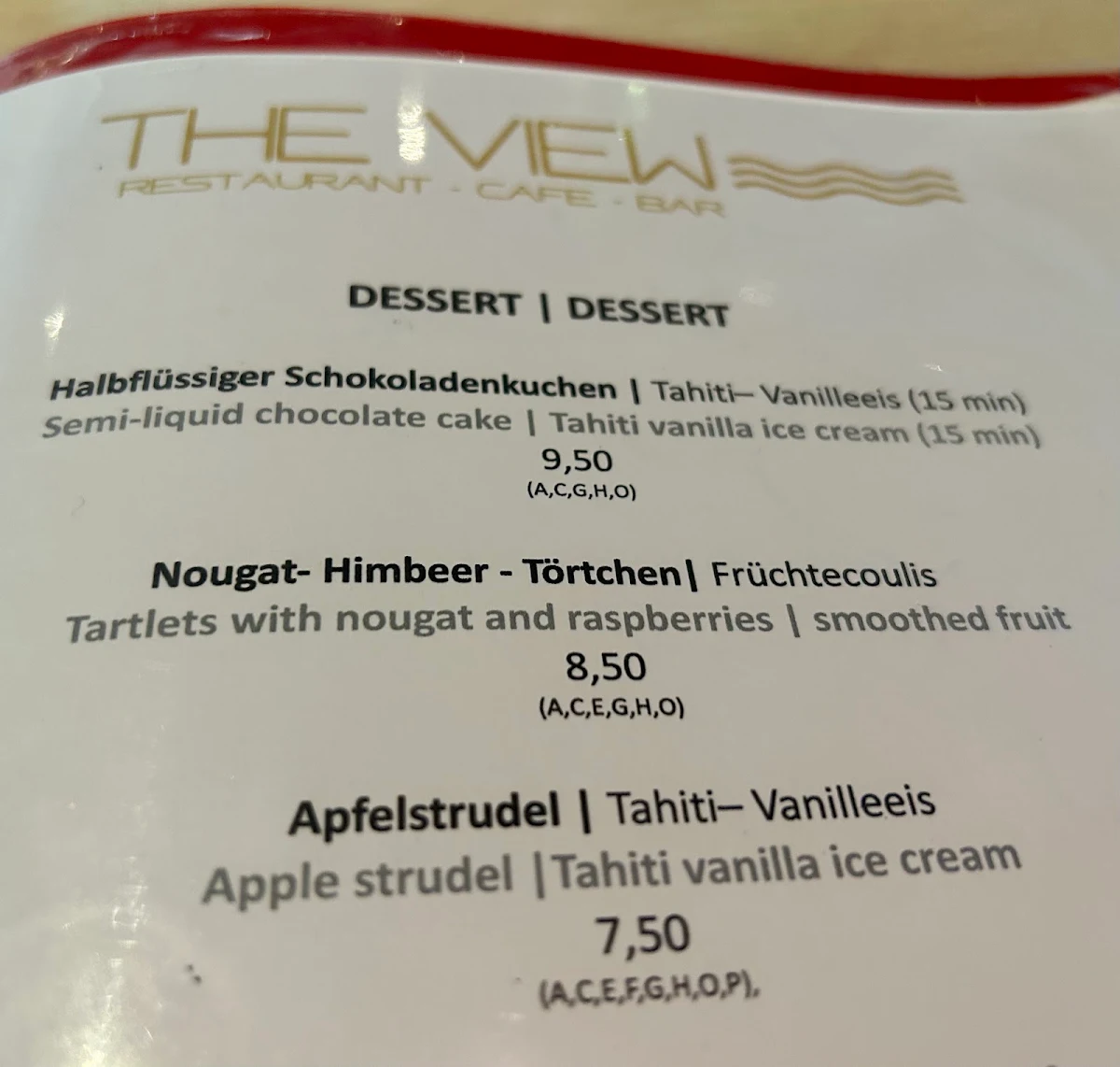 Speisekarte photo 2
