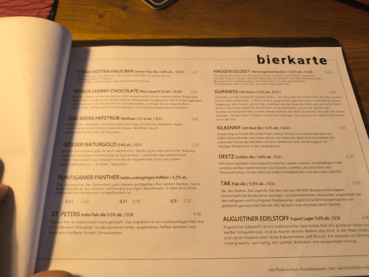 Speisekarte photo 2