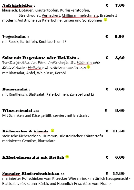 Speisekarte photo 1