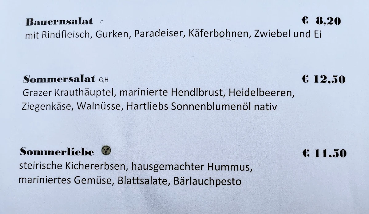 Speisekarte photo 3