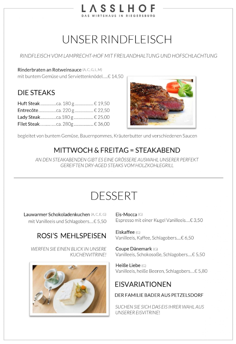Speisekarte photo 2