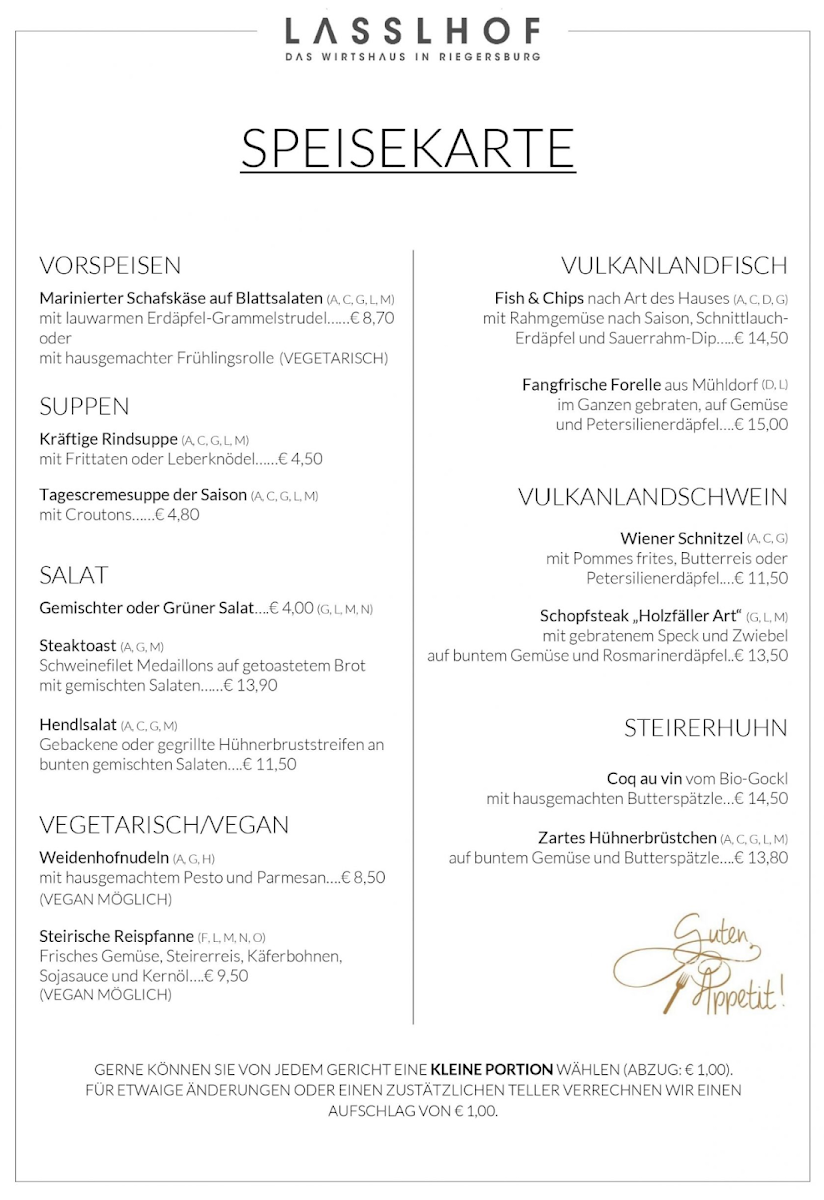 Speisekarte photo 5