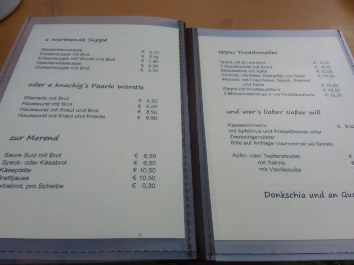 Speisekarte photo 10