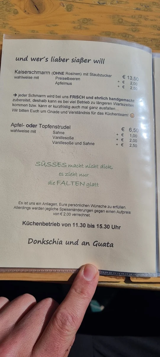 Speisekarte photo 3
