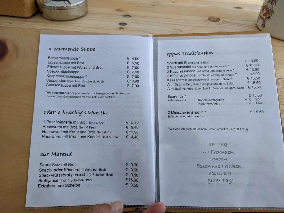 Speisekarte photo 4