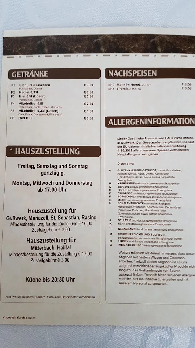 Speisekarte photo 3