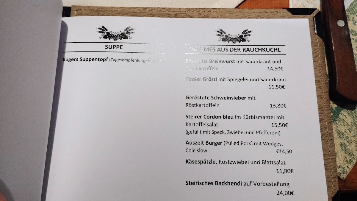 Speisekarte photo 2