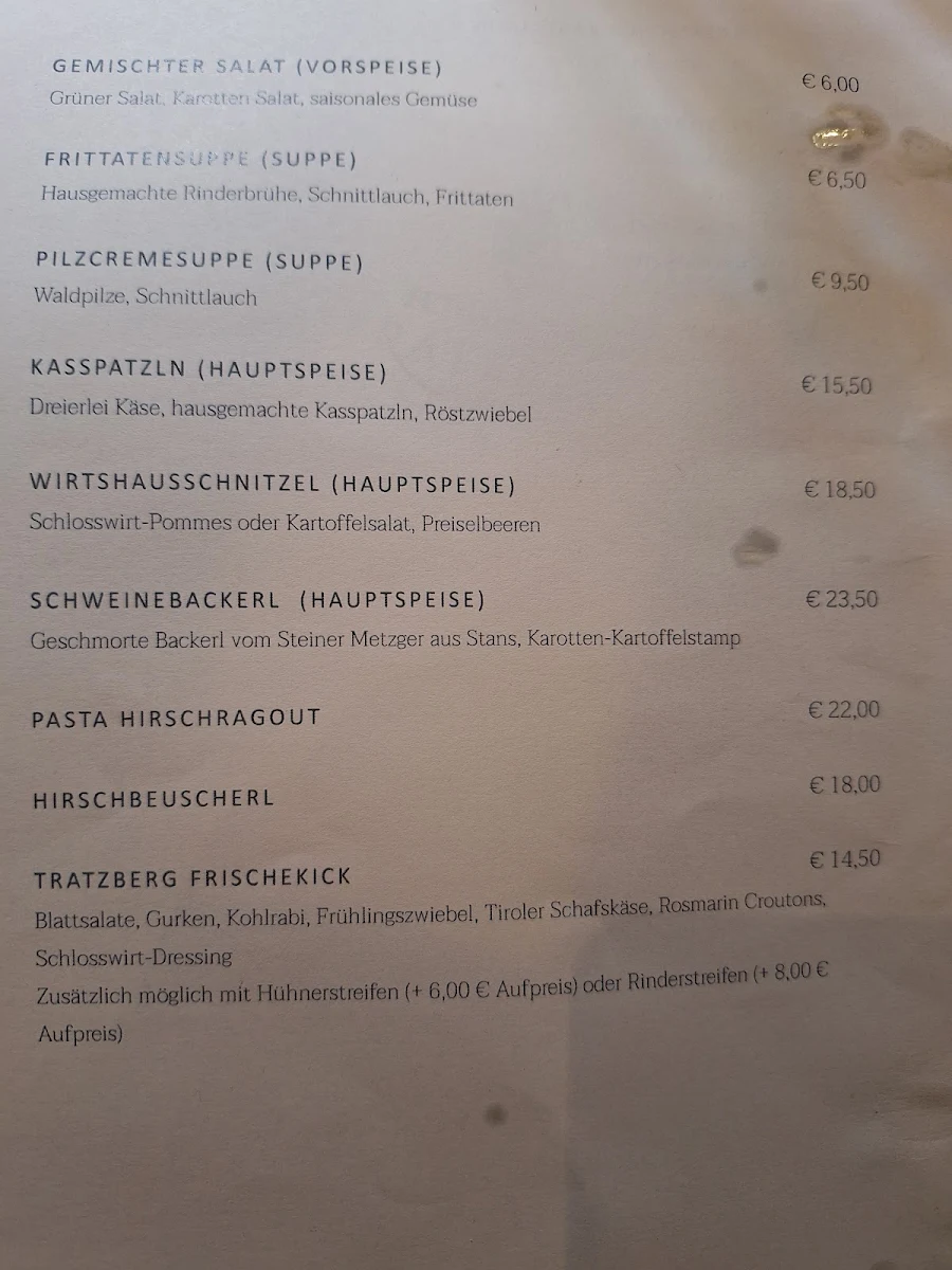 Speisekarte photo 1
