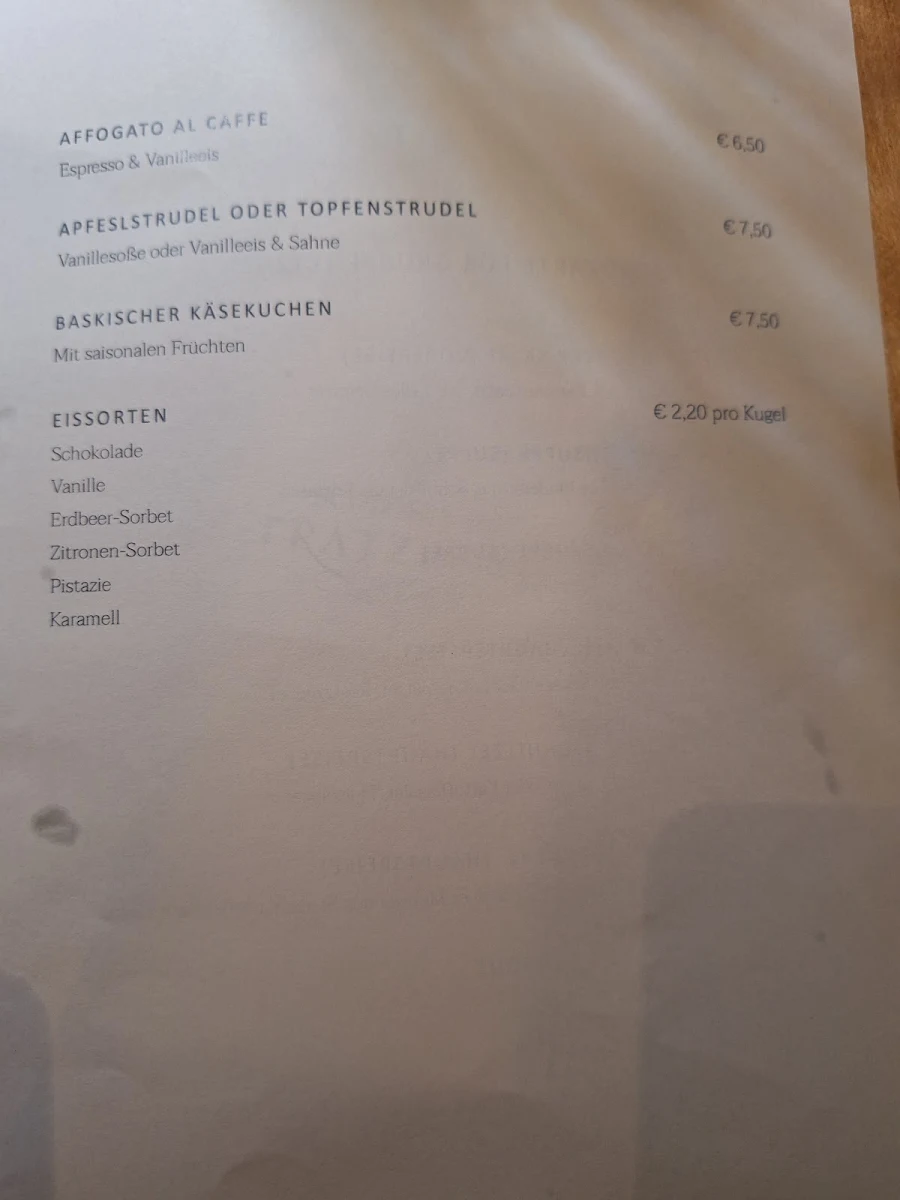 Speisekarte photo 2