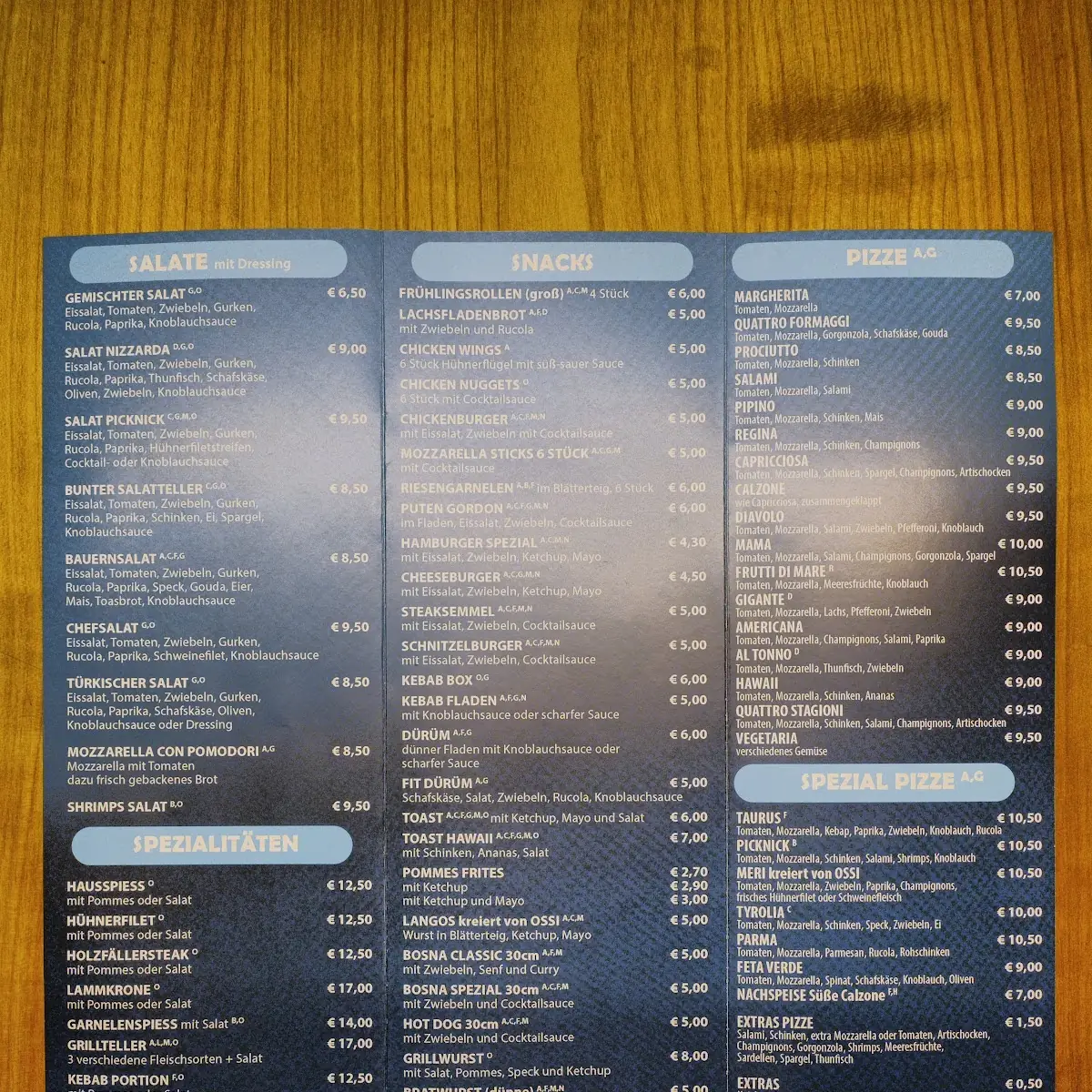 Speisekarte photo 5