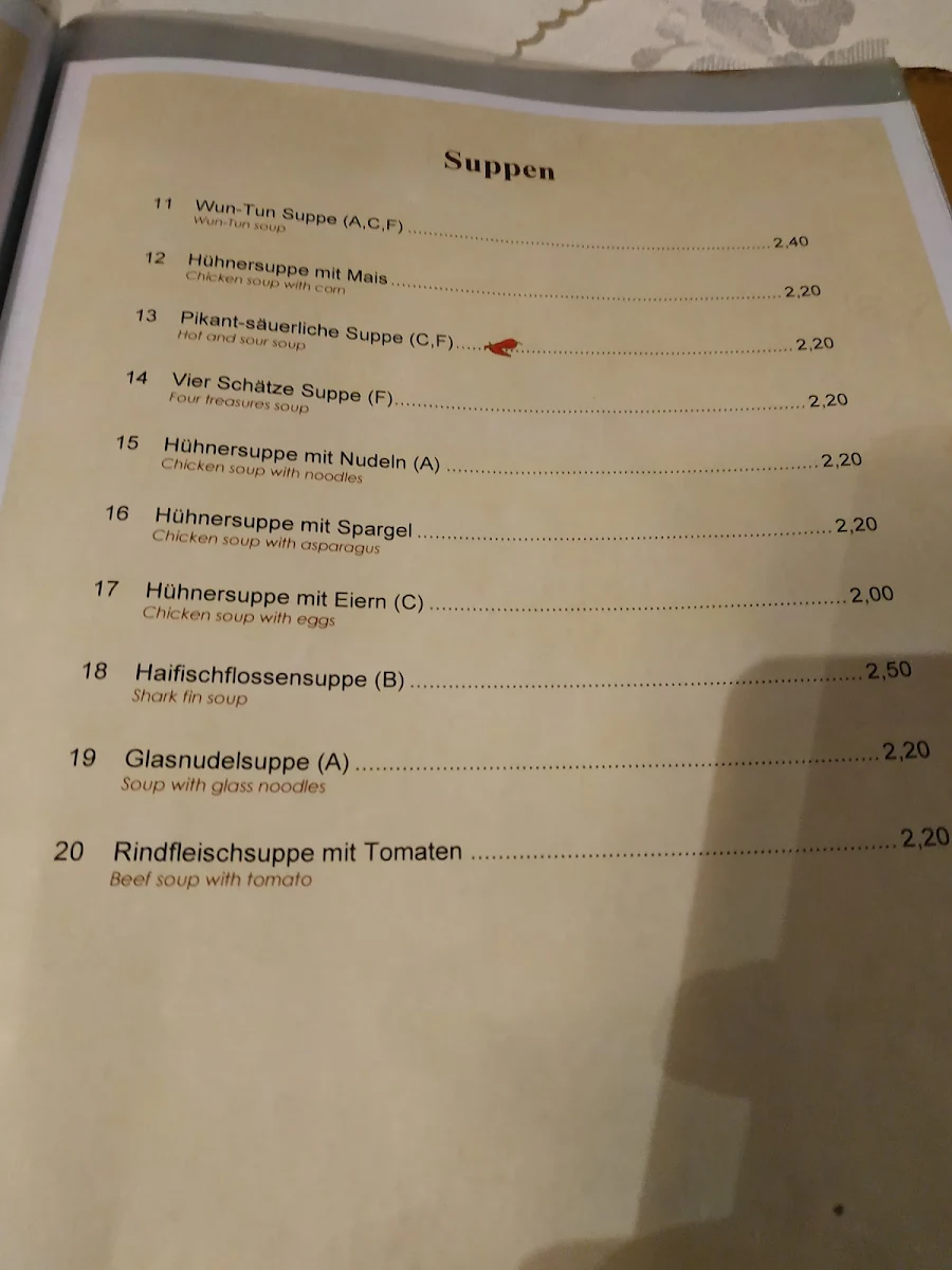 Speisekarte photo 1