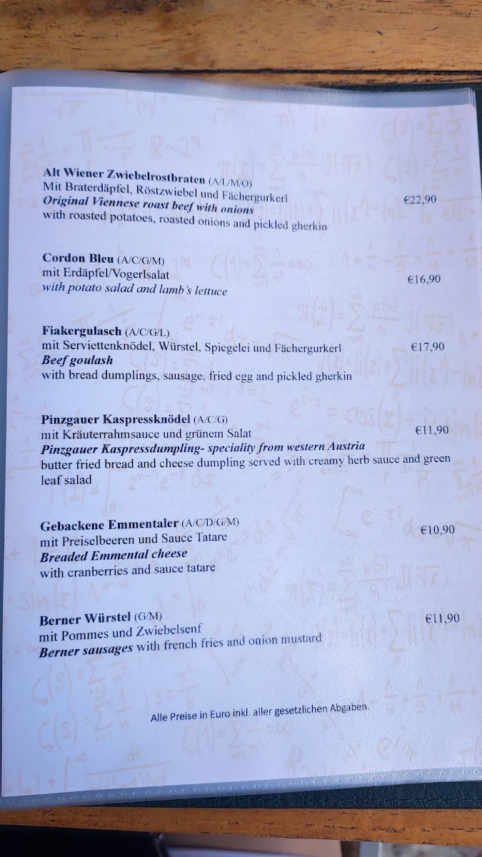 Speisekarte photo 6