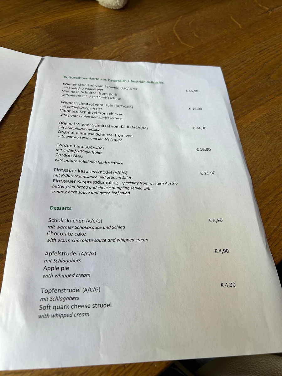 Speisekarte photo 8