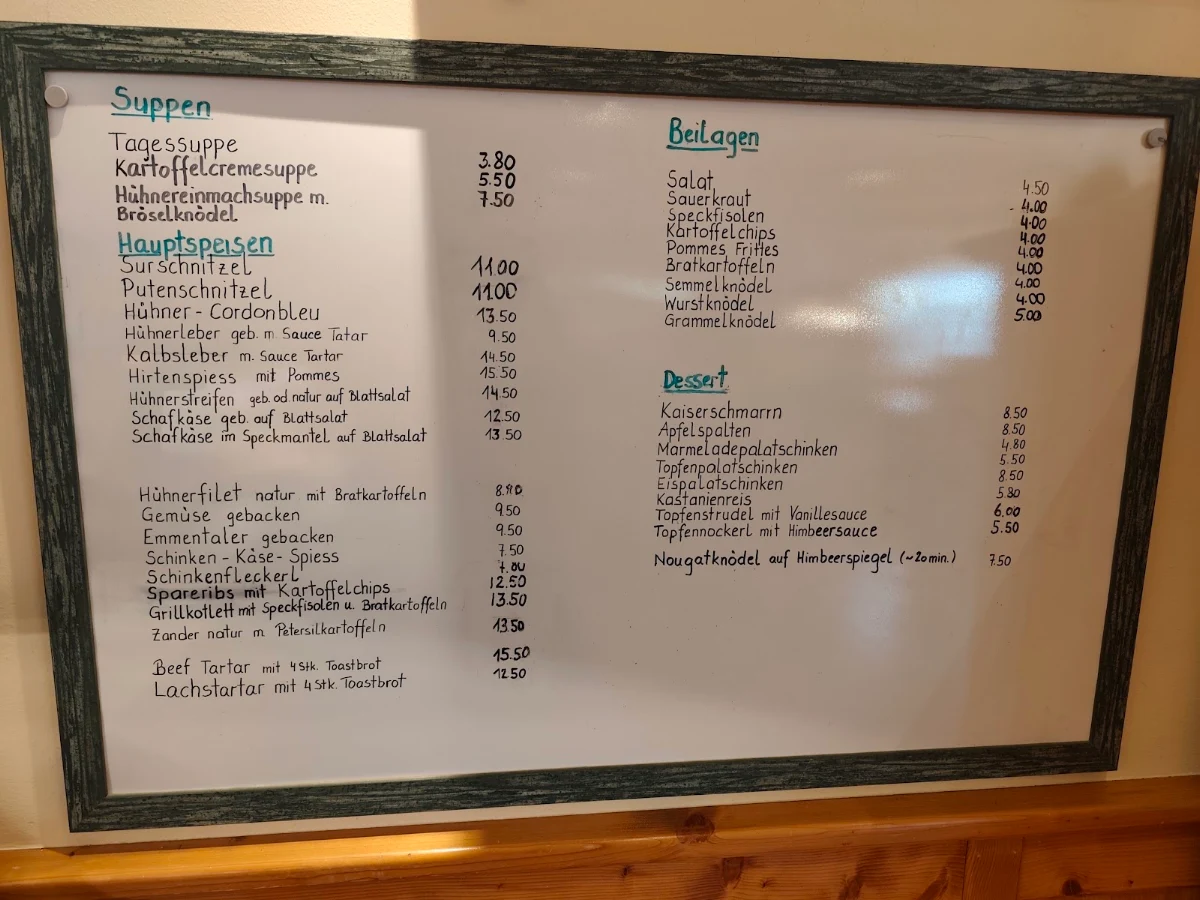 Speisekarte photo 2