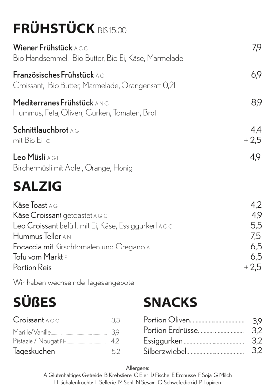 Speisekarte photo 1