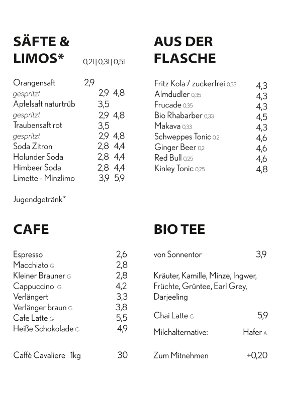 Speisekarte photo 3