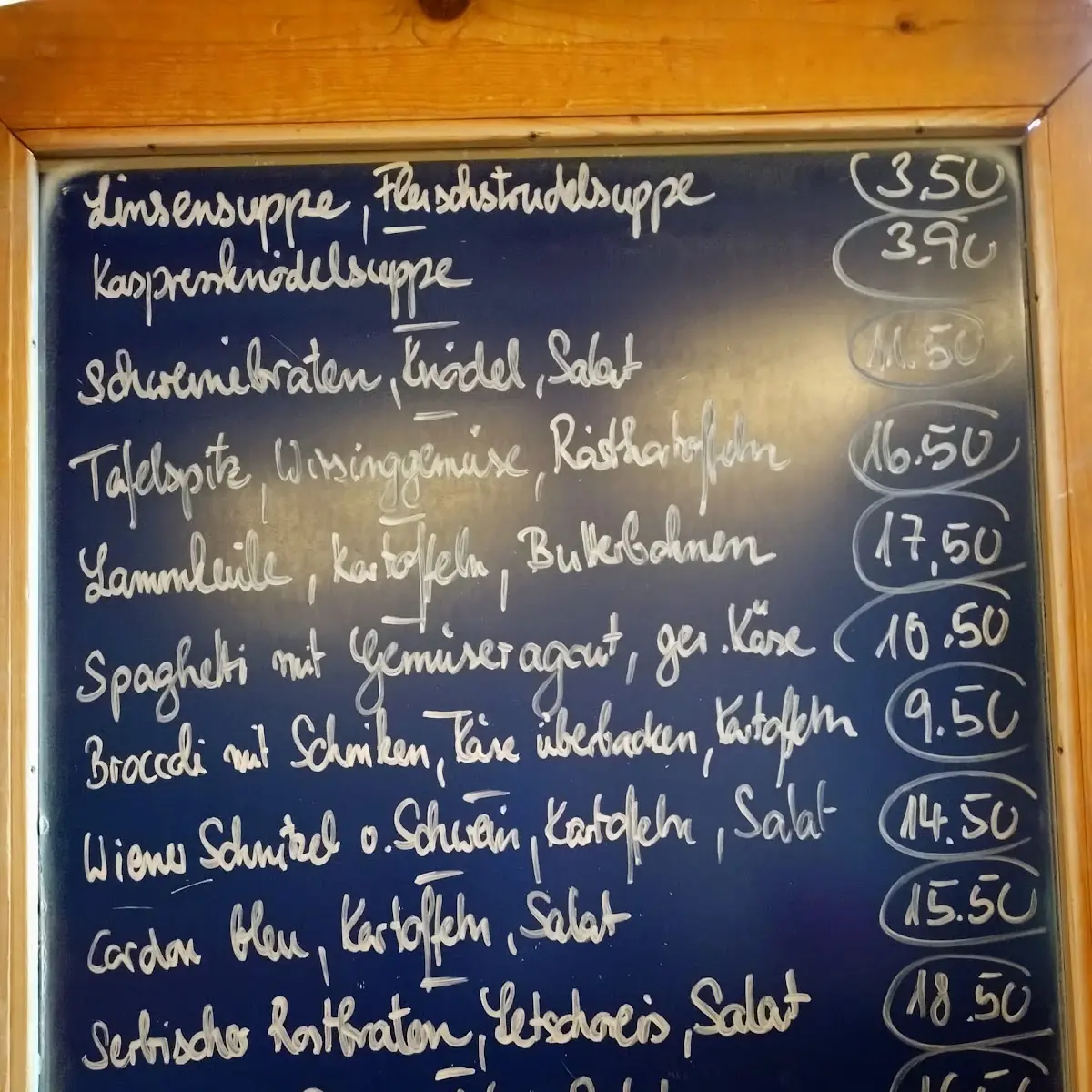 Speisekarte photo 1