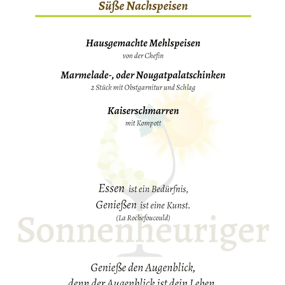 Speisekarte photo 7
