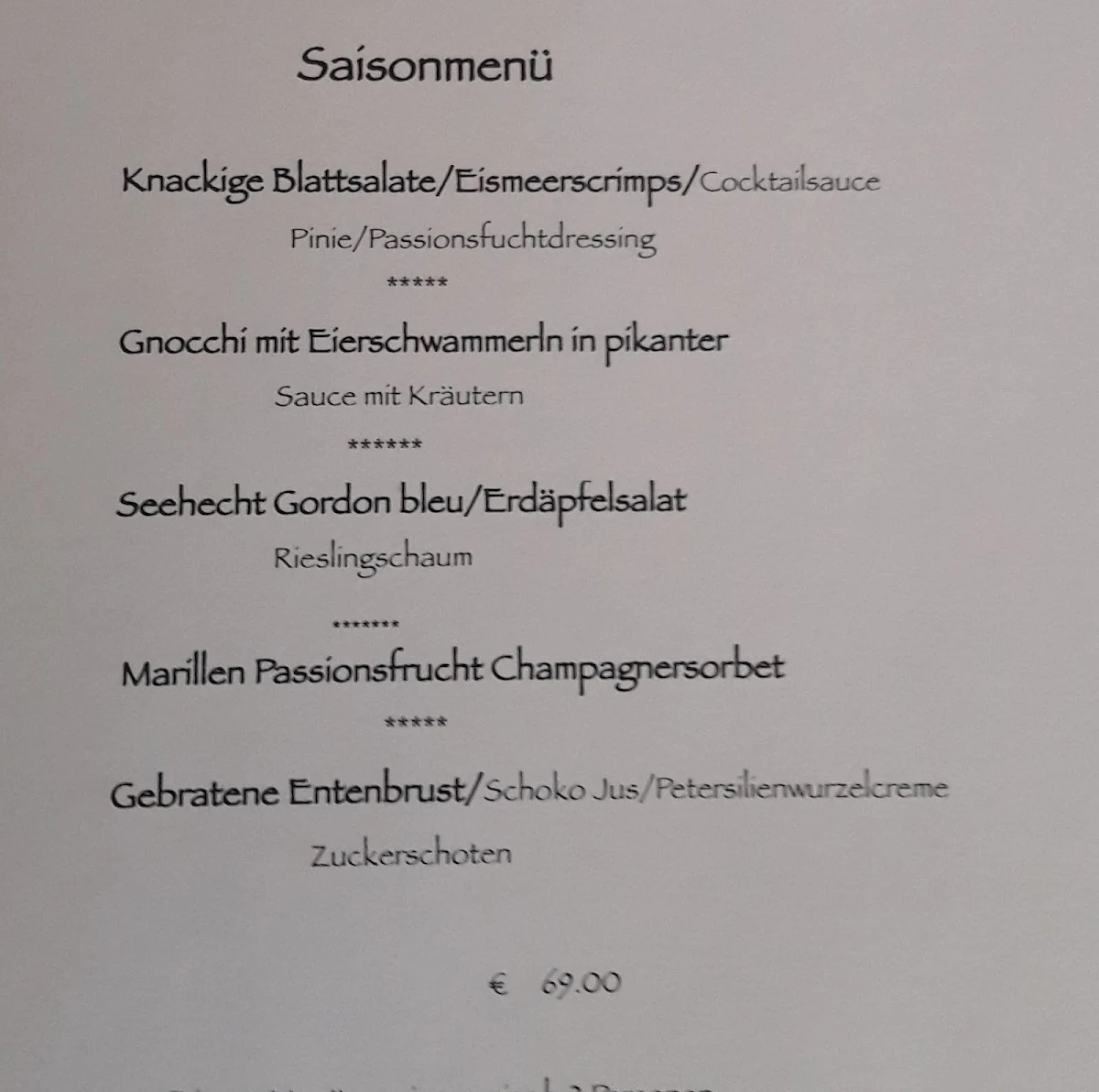 Speisekarte photo 10