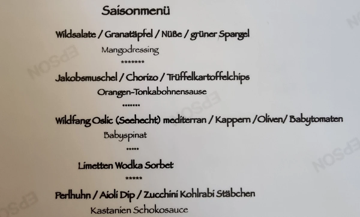 Speisekarte photo 5