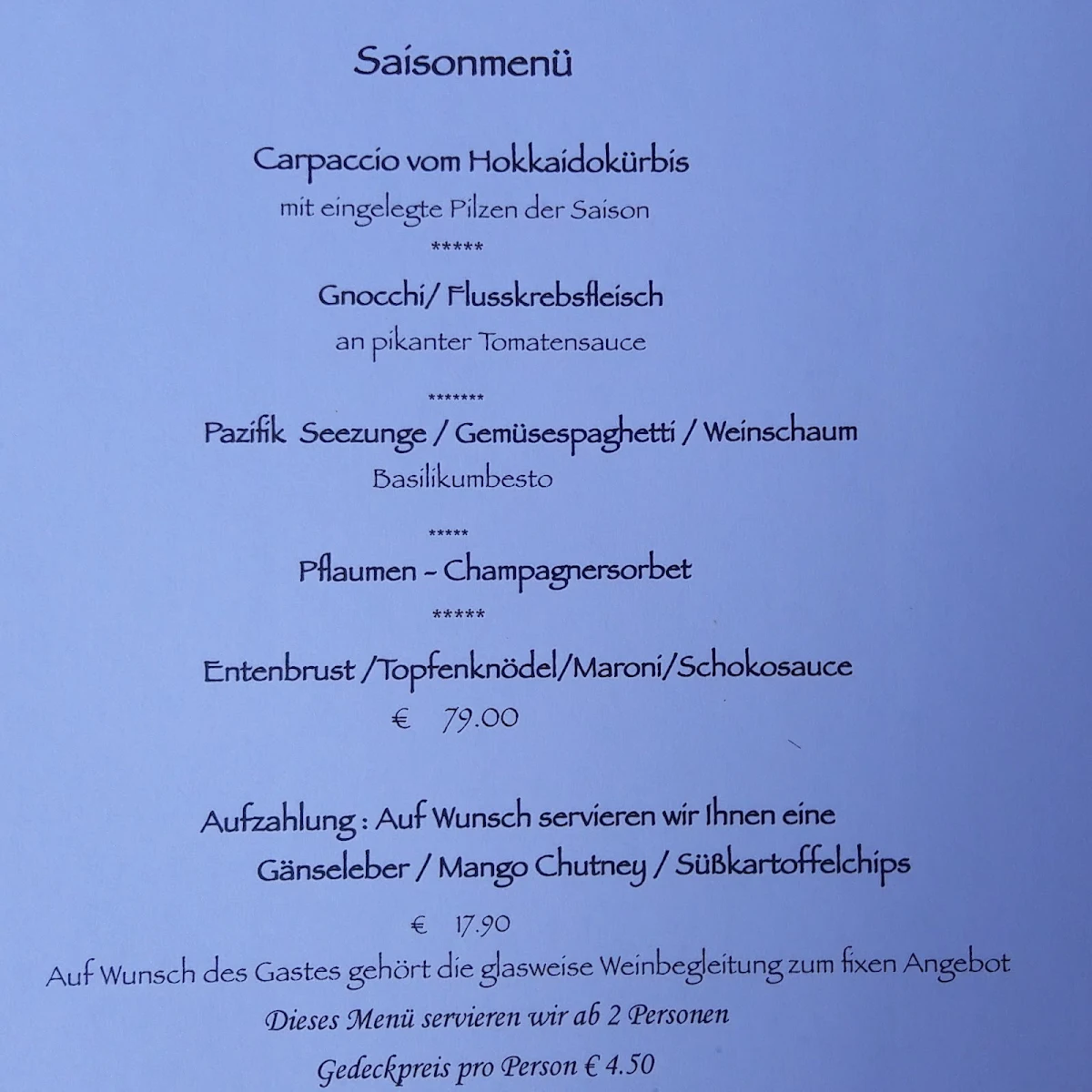 Speisekarte photo 6