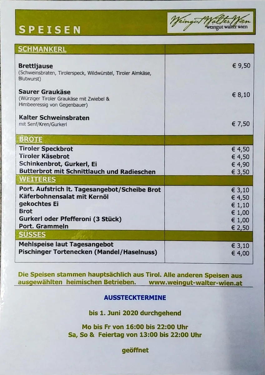 Speisekarte photo 1
