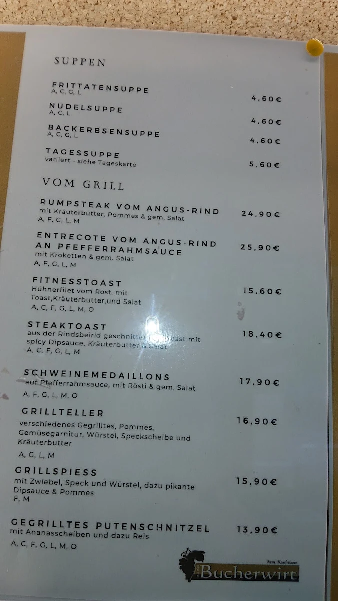 Speisekarte photo 2