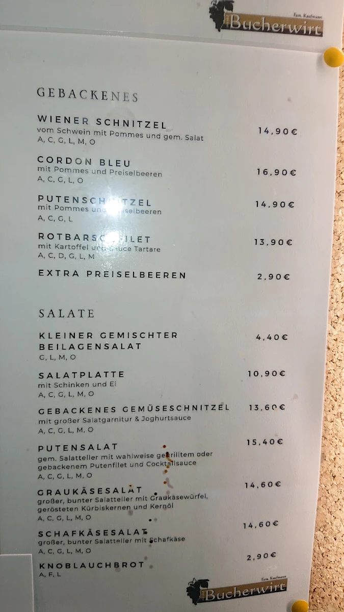 Speisekarte photo 3
