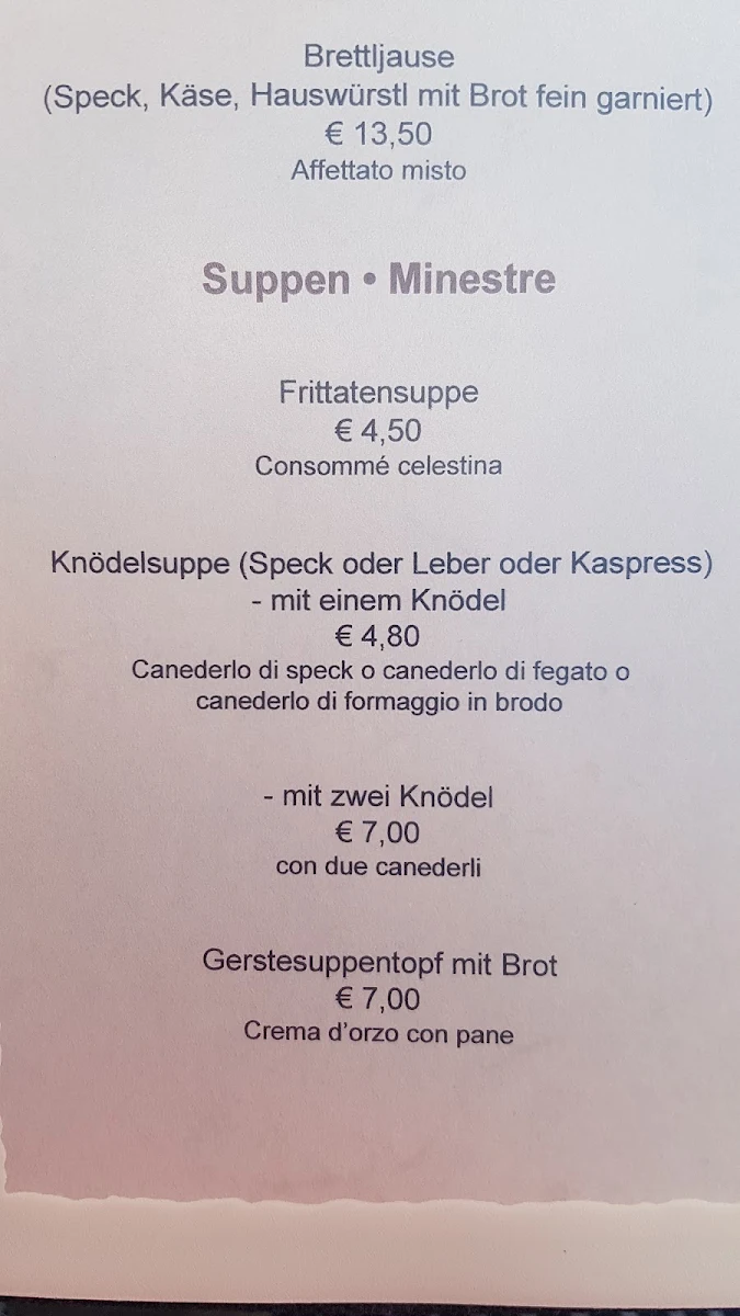 Speisekarte photo 1