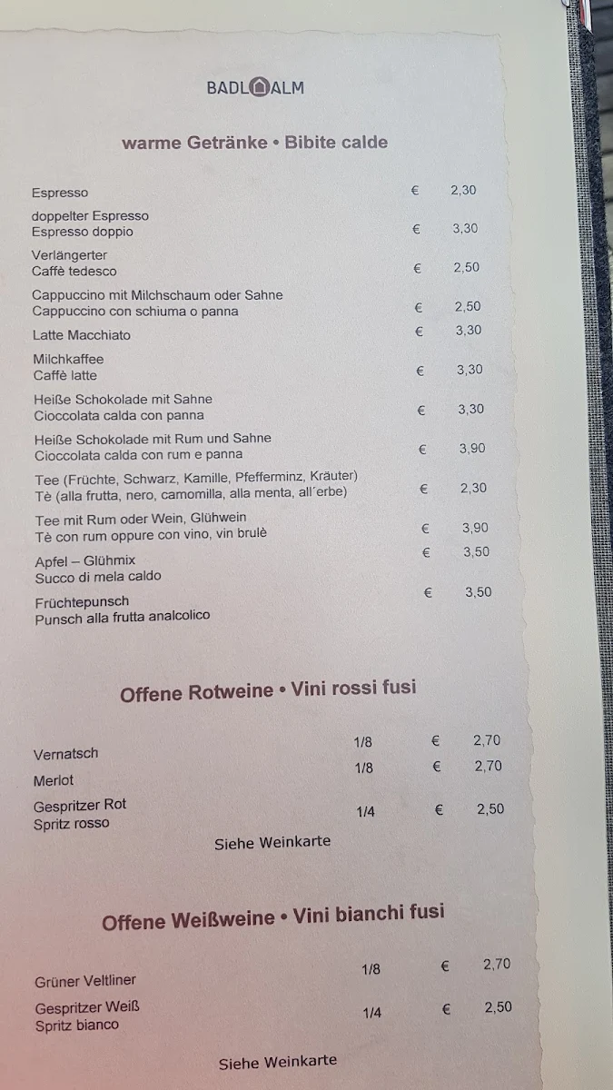 Speisekarte photo 2